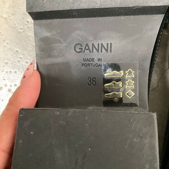 Ganni Embellished Moc Toe Loafers - Picture 12 of 12